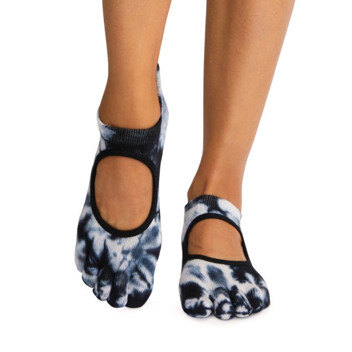  Toesox Womens Low Rise Half Toe Grip SocksNon-Slip