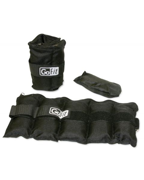 GOFIT ADJUSTABLE ANKLE WEIGHTS  (5lb PAIR)