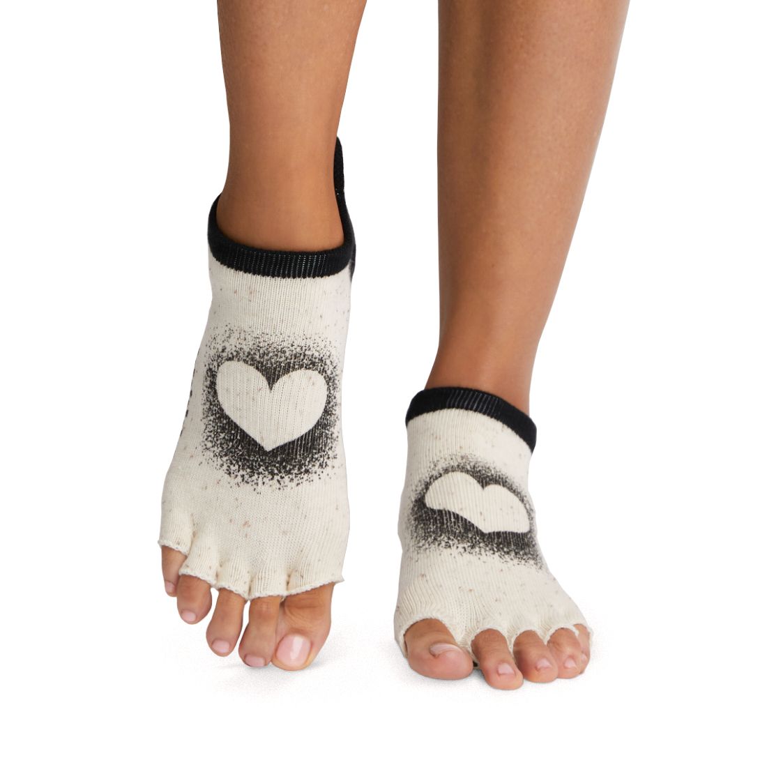 Toesox Yoga Socks Low Rise Full Toe - Black - Yogisha Amsterdam