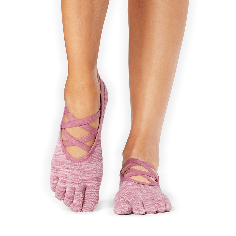 Toesox Womens/Ladies Elle Toe Socks