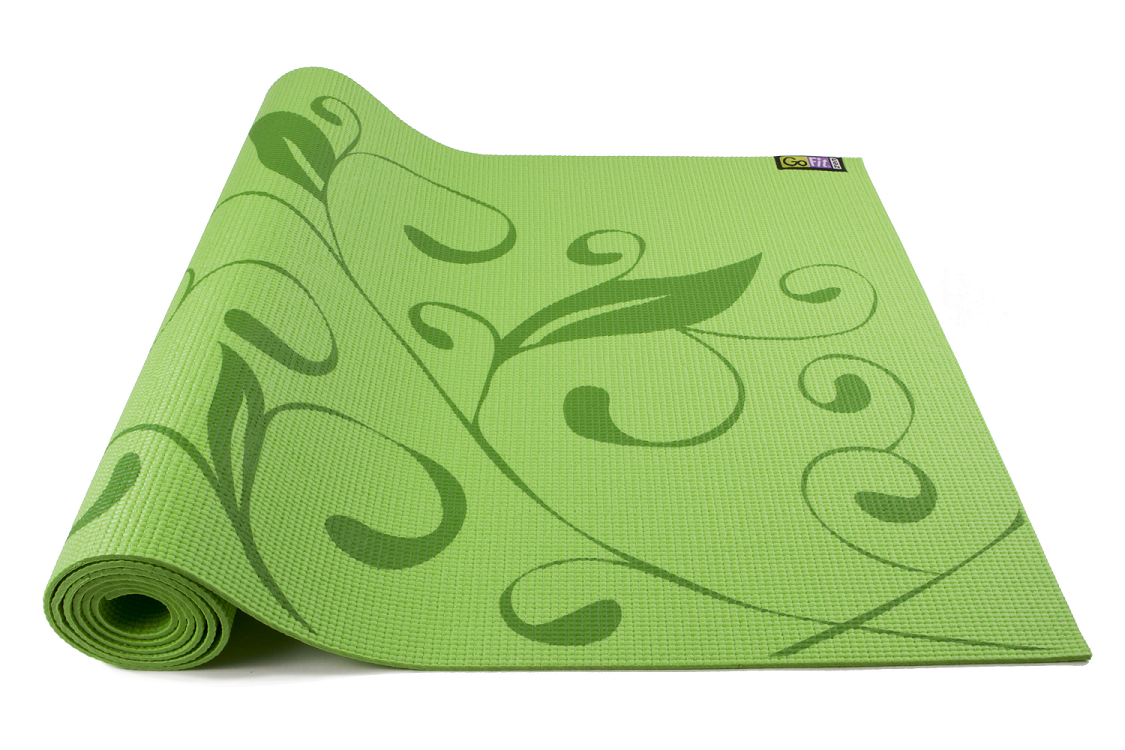 Dual Layer Lime Green Yoga Mat - Healthy Living Hub